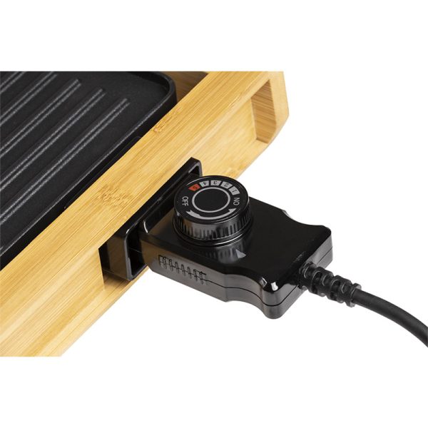 Plancha de asados/Grill madera Bambú- 43x23 cm útil - Bamboo Grill - Imagen 3