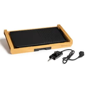 Plancha de asados/Grill madera Bambú- 43x23 cm útil - Bamboo Grill