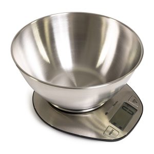 Báscula Digital de Cocina Acero Inox Bol 1,8L - 5 Kg  Grall