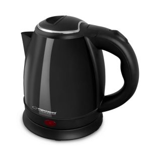Hervidor de agua Acero Inoxidable lacado en Negro - 1 Litro  Parana Negro