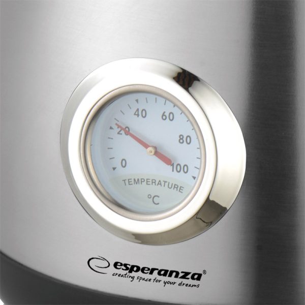 Hervidor de agua de diseño Vintage-Acero Inox 1,8 Litros Thames - Imagen 2