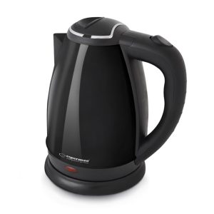 Hervidor de agua Acero Inoxidable lacado en Negro - 1,8 Litros  Victoria Negro