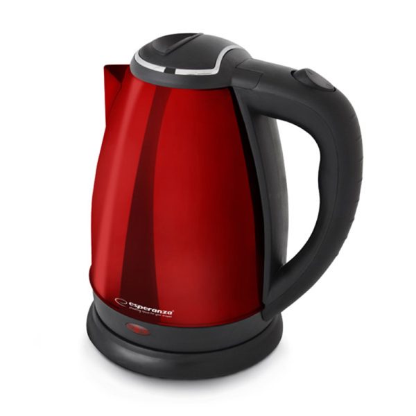 Hervidor de agua Acero Inoxidable lacado en rojo - 1,8 Litros Victoria Rojo
