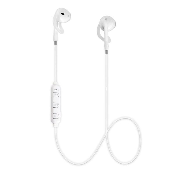 Auriculares deportivos BLUETOOTH con cordón BLANCO (EH187W) esperanza.
