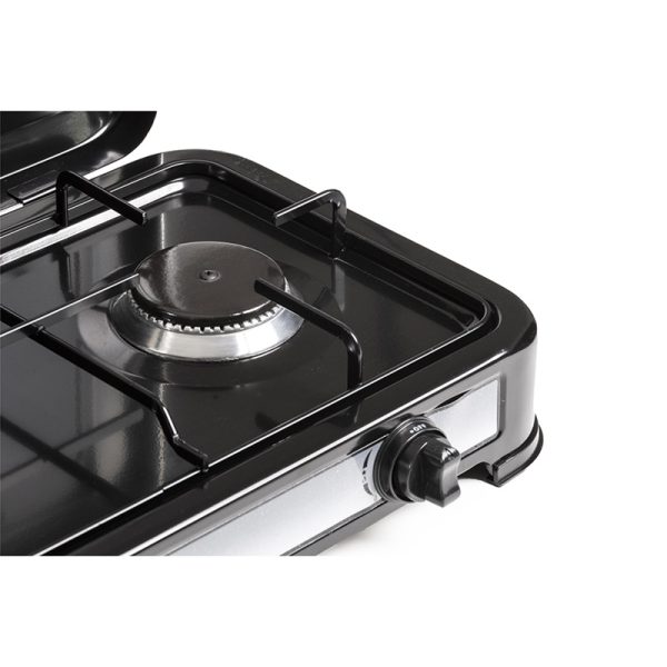 Cocina de Gas con tapa 2 fuegos - Minerva 2 - Imagen 2