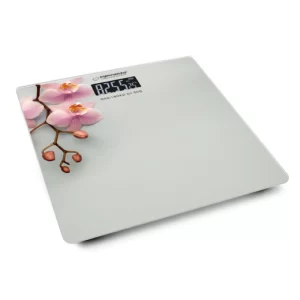 Báscula de baño diseño Slim, solo 6 mm - 180 Kg Orquidea