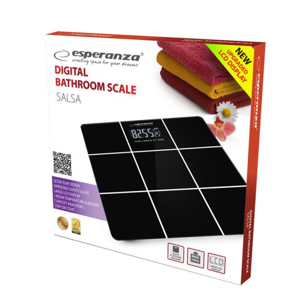 Báscula de baño diseño Slim, solo 6 mm - 180 Kg Salsa - Imagen 2