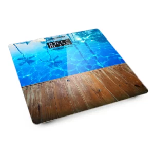 Báscula de baño diseño Slim, solo 6 mm - 180 Kg Waikiki