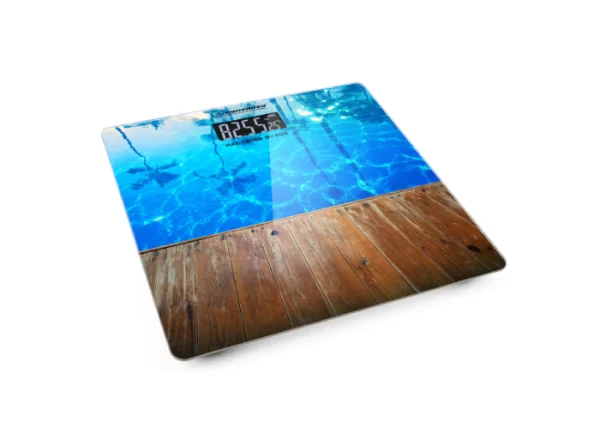 Báscula de baño diseño Slim, solo 6 mm - 180 Kg Waikiki
