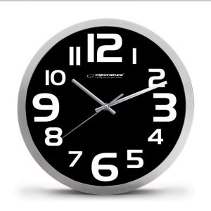 Reloj de pared Zurich Black