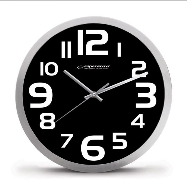 Reloj de pared Zurich Black