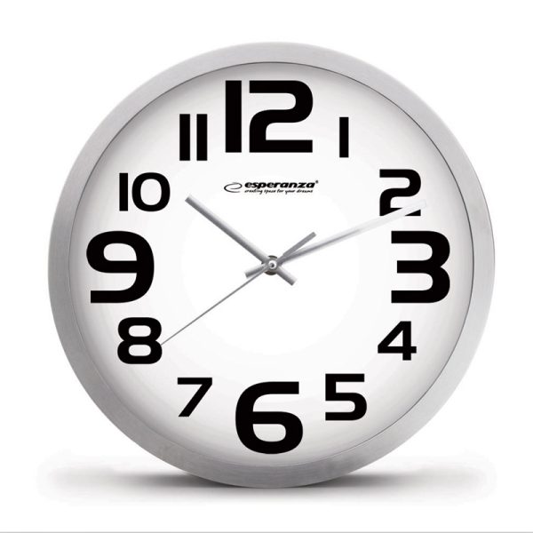 Reloj de pared Zurich White