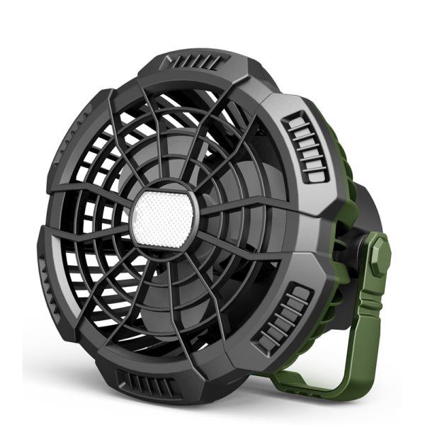 Ventilador portátil 10" con Luz recargable - Autonomía 25 horas. MF0501VL - Imagen 6