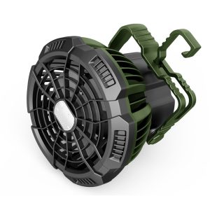 Ventilador portátil 10" con Luz recargable - Autonomía 25 horas. MF0501VL
