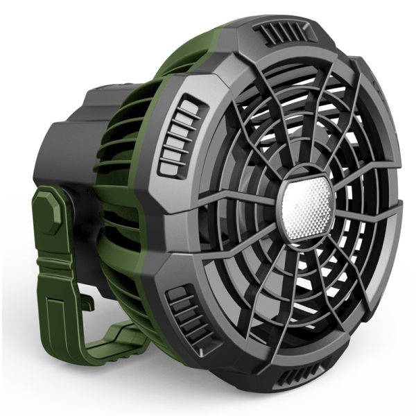 Ventilador portátil 10" con Luz recargable - Autonomía 25 horas. MF0501VL - Imagen 2