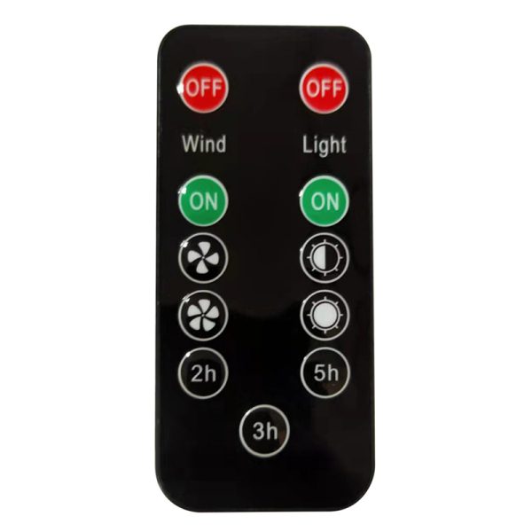 Ventilador portátil 10" con Luz recargable - Autonomía 25 horas. MF0501VL - Imagen 9