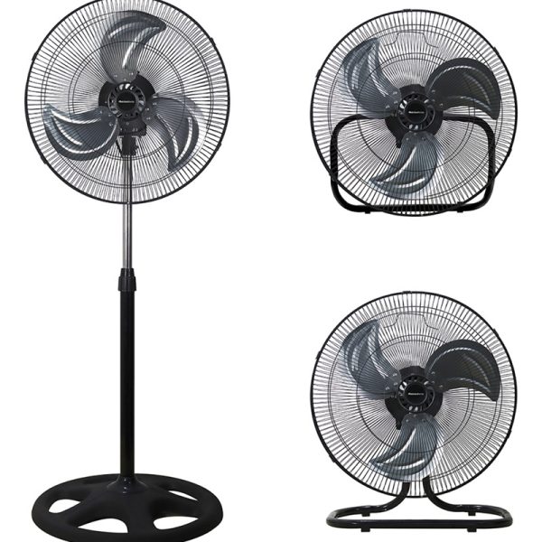 Ventilador Industrial 3 in 1 Aspas 45 cm (Suelo/Pared/Pie)- 45 Watios MF2412trio