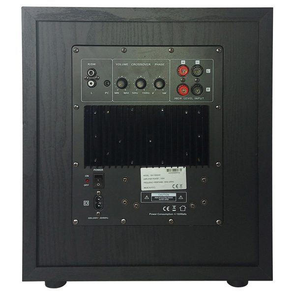 Subwoofer HIF Amplificado 10"-100 Watios RMS IRDP-SUB100 PRO - Imagen 6