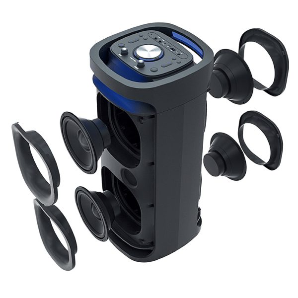 Altavoz Party Speaker Bluetooth 4 altavoces 80 W RMS-Autonomía 6 horas IR-PS80 OMNIA4 - Imagen 5