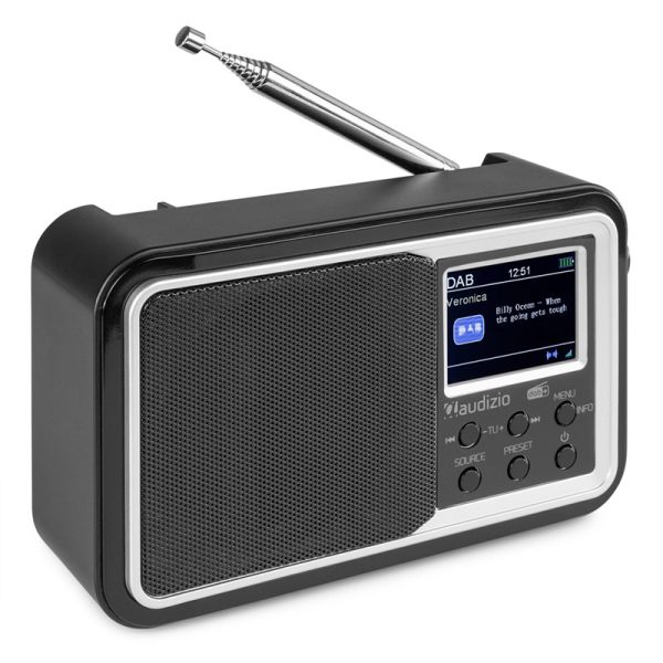 Radio FM portátil Anzio Black