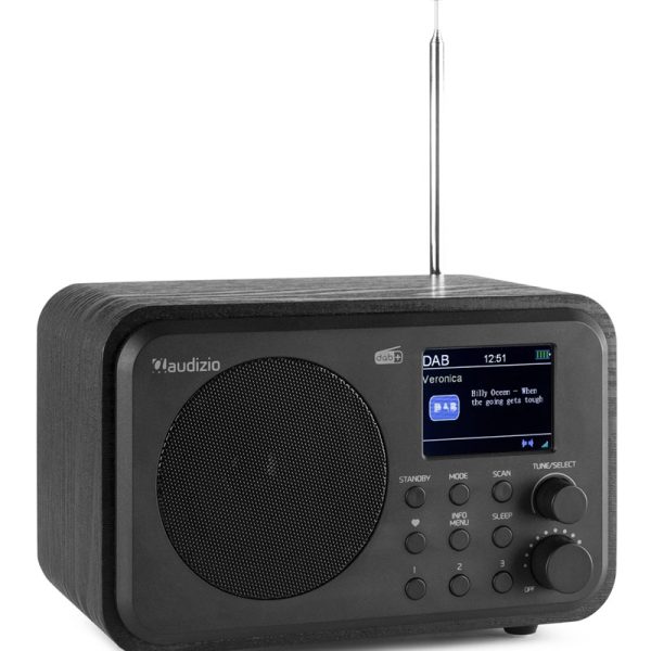 Radio FM portátil Milano Black