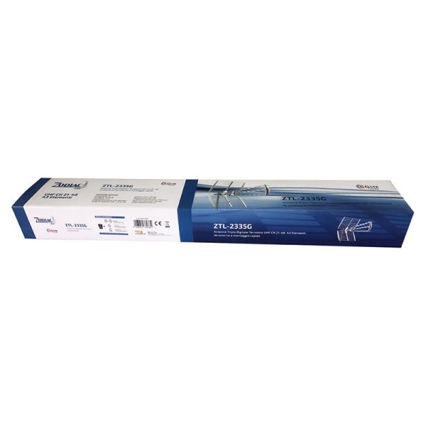Antena Digital Terrestre HEVC 43 elementos-18 dB (DVBT-2/HD-UHD) - ZTL 2335G - Imagen 2