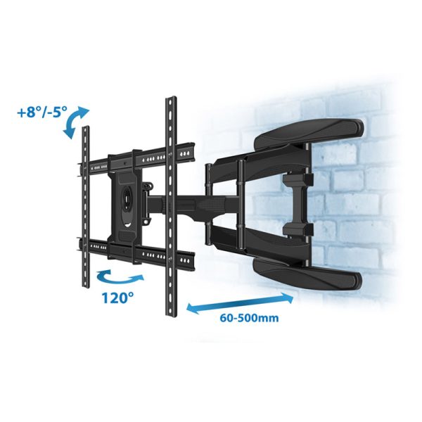 Soporte TV 3articulaciones/Doble Brazo 40"/85" CRONOS - Imagen 4