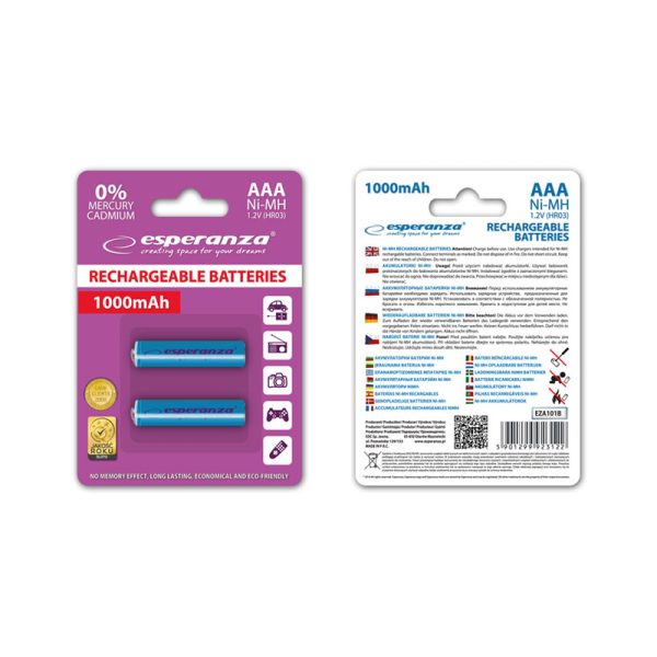 Pilas Recargables BLISTER AAA - Imagen 2