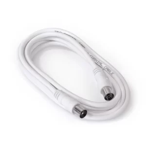 Prolongador cable antena 2,5m/BLANCO MP0579C