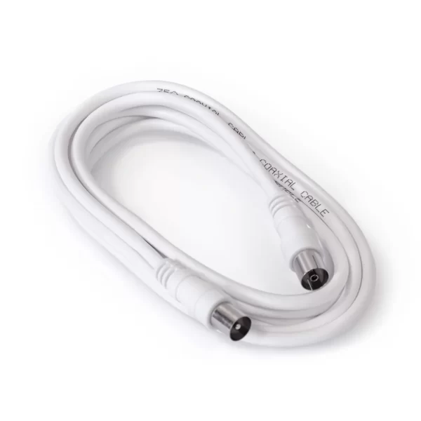 Prolongador cable antena 2,5m/BLANCO MP0579C
