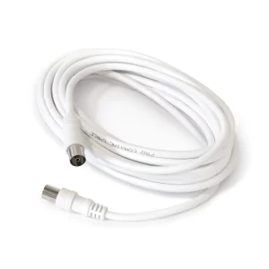 Prolongador cable antena 5mt/BLANCO MP0587C