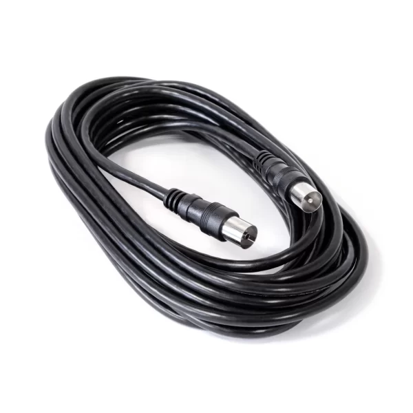 Prolongador cable antena 5mt/NEGRO MP0588C