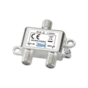 Splitter-Distribuidor TV SAT/Terrestre 1 entrada/2 salidas - 0102AP/A
