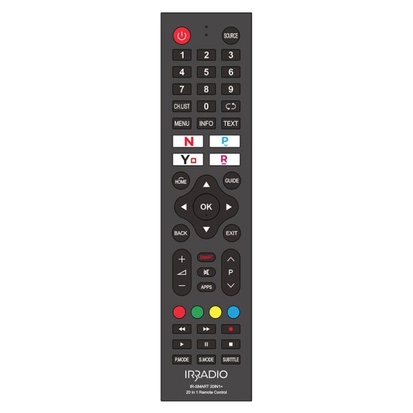 Mando a distancia 20 marcas (Samsung, LG,Philips, Sony, Panasonic, Sharp,Toshiba, Hisense, Skyworth,Vestel,Telefunken, Thomson, TCL, Grundig, Haier, JVC,OKI, Beko, Daewoo e Hitachi Smart 20 in 1 +