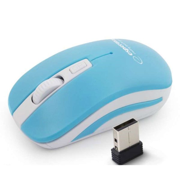 Ratón Wireless URANUS WHITE/BLUE