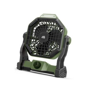 Ventilador portatil 12" con Luz- Recargable - 25 Horas de Autonomía MF0612VL