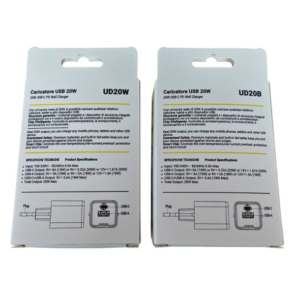 Cargador Rapido/Power Delivery 20 Watios UD20B - Imagen 7