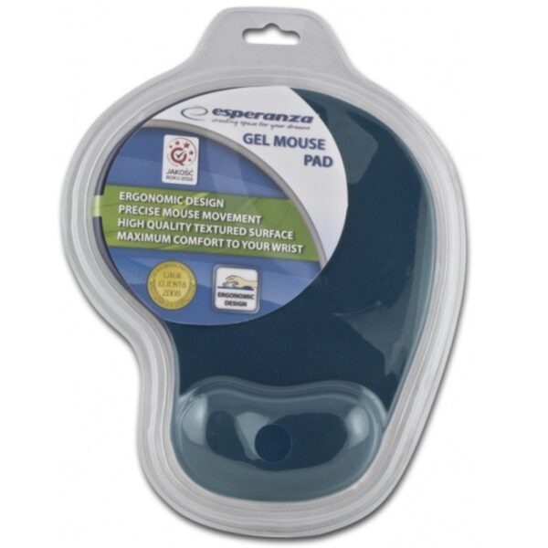 Alfombrilla ratón textil Gel - EA137B Azul