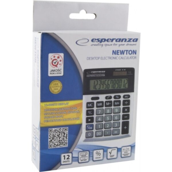 Calculadora Solar-Pilas 12 dígitos - 10,5x13,5 cm ECL102 - Imagen 2