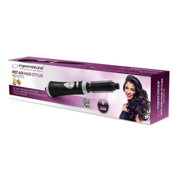 Cepillo Moldeador de Aire Caliente, 400 W. Mod. Nefertiti - EBL001K - Imagen 4