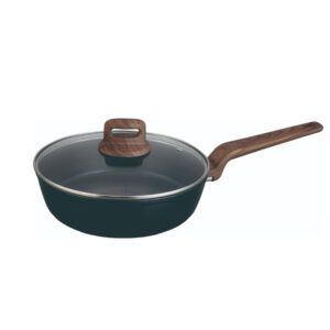Sartén Aluminio Forjado c/Tapa de Cristal Sensor de calor 24 cm - Serie Paris - OV54419F24CD