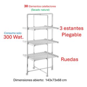 Tendero ELECTRICO PLEGABLE con Ruedas Mod. Bora Bora