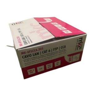Cable Ethernet RJ 45 -CAT 6 FTP sólido - Bobina 305 metros - MKC