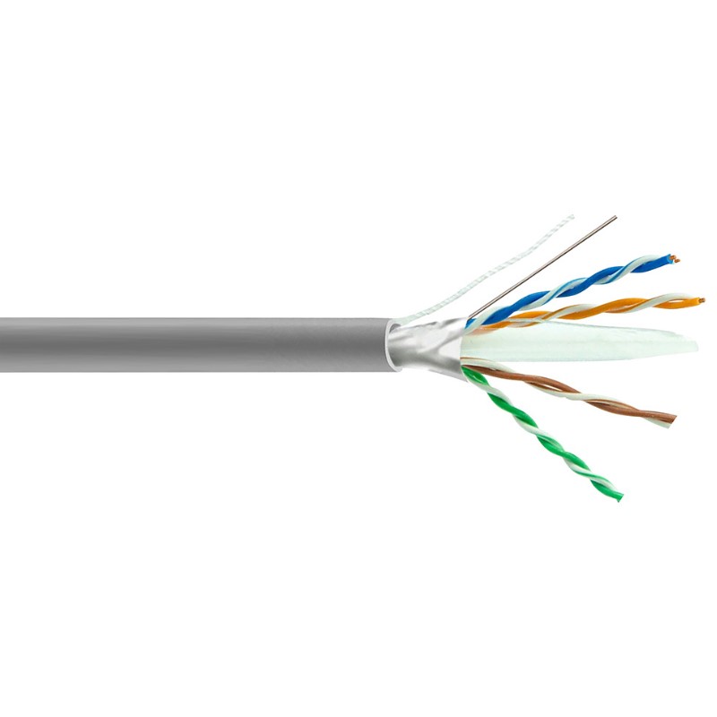 Cable Ethernet RJ 45 -CAT 6 FTP sólido - Bobina 305 metros - MKC