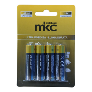Blister 4 Pilas Alkalinas de larga duración 1,5 V AA - 491465603