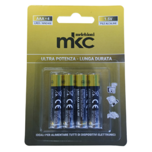 Blister 4 Pilas Alkalinas de larga duración 1,5 V AAA - 491465600