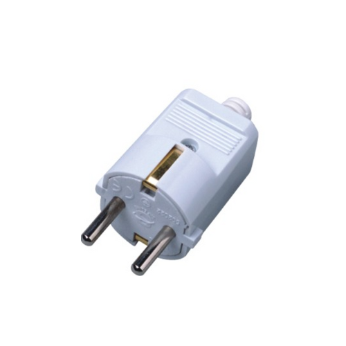 Clavija/Enchufe macho blanco 2 polos - 492519359