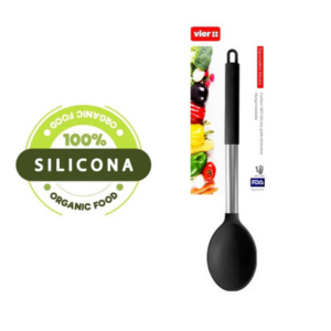 Cuchara Silicona con Mango Inoxidable