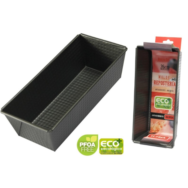 Molde Bizcocho Reforzado Antiadherente 26x11x8 cm