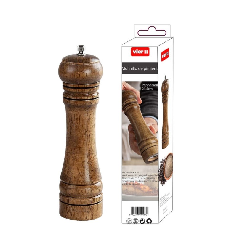 Pimentero Madera 21 cm